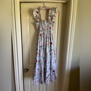 NWOT Hill House Artist’s Edition Nap Dress Diane Hill Pink Sz S Chinoiserie